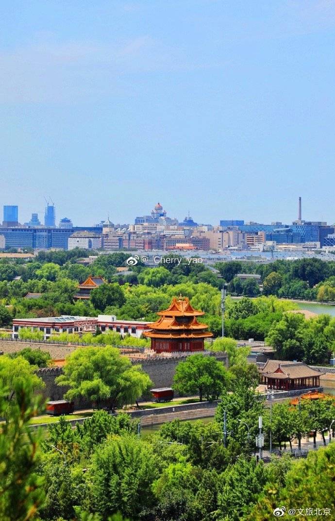 登景山万春亭,一起来俯瞰北京城