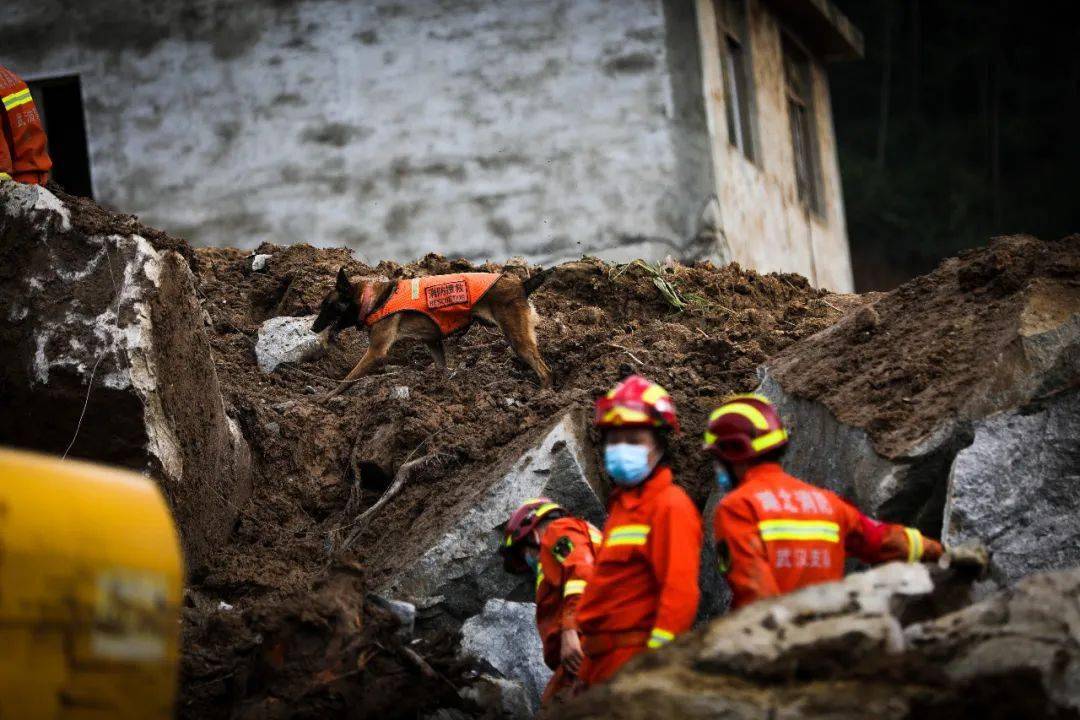 武汉消防调集精锐力量驰援湖北黄梅受灾地区展开救援