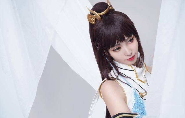 三组漂亮国人coser扮演的人气手游《王者荣耀》角色"上官婉儿"