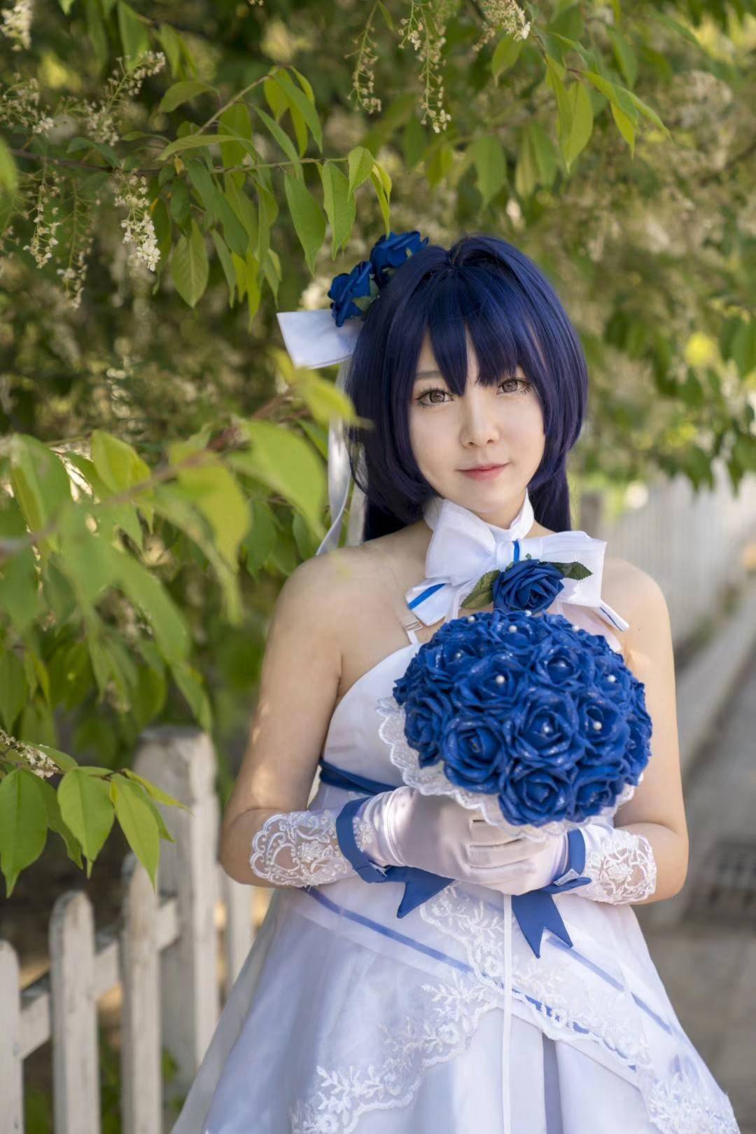 崩壞三雷電芽衣花嫁cosplay