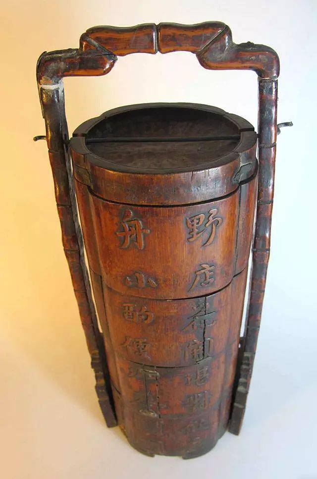 古代人的食盒,每一件都是艺术品。_大漆