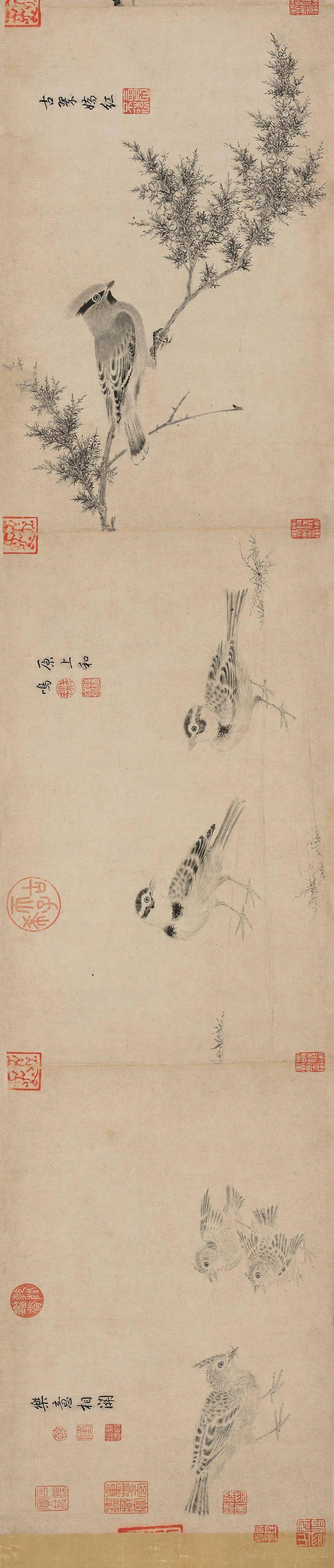 宋徽宗写生珍禽图