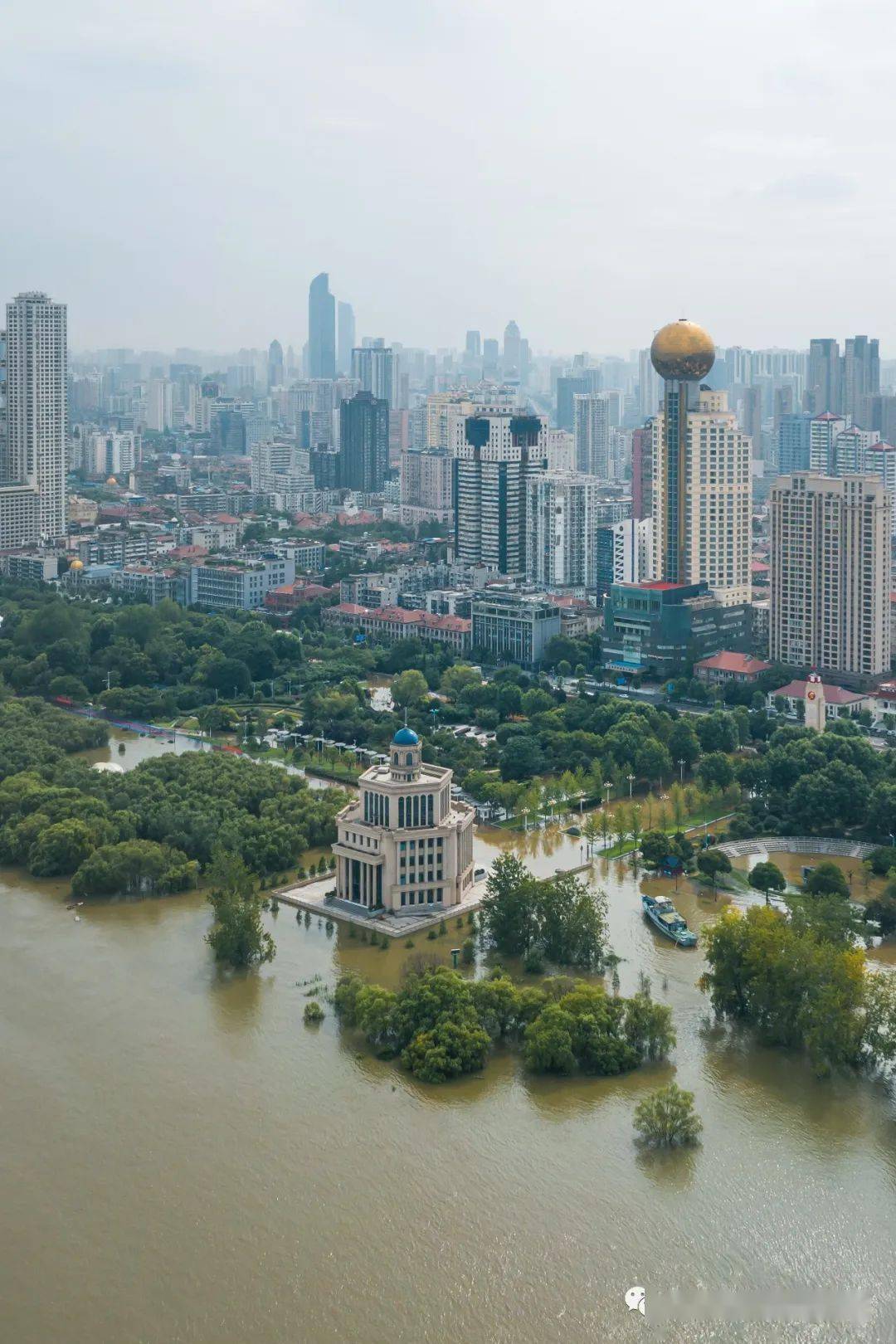 洪峰过境武汉,这些建筑见证了历史