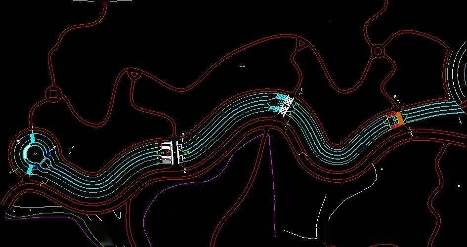 吊桥栈桥拱桥步行桥石桥木桥廊桥民俗桥70套各类景观桥cad施工做法