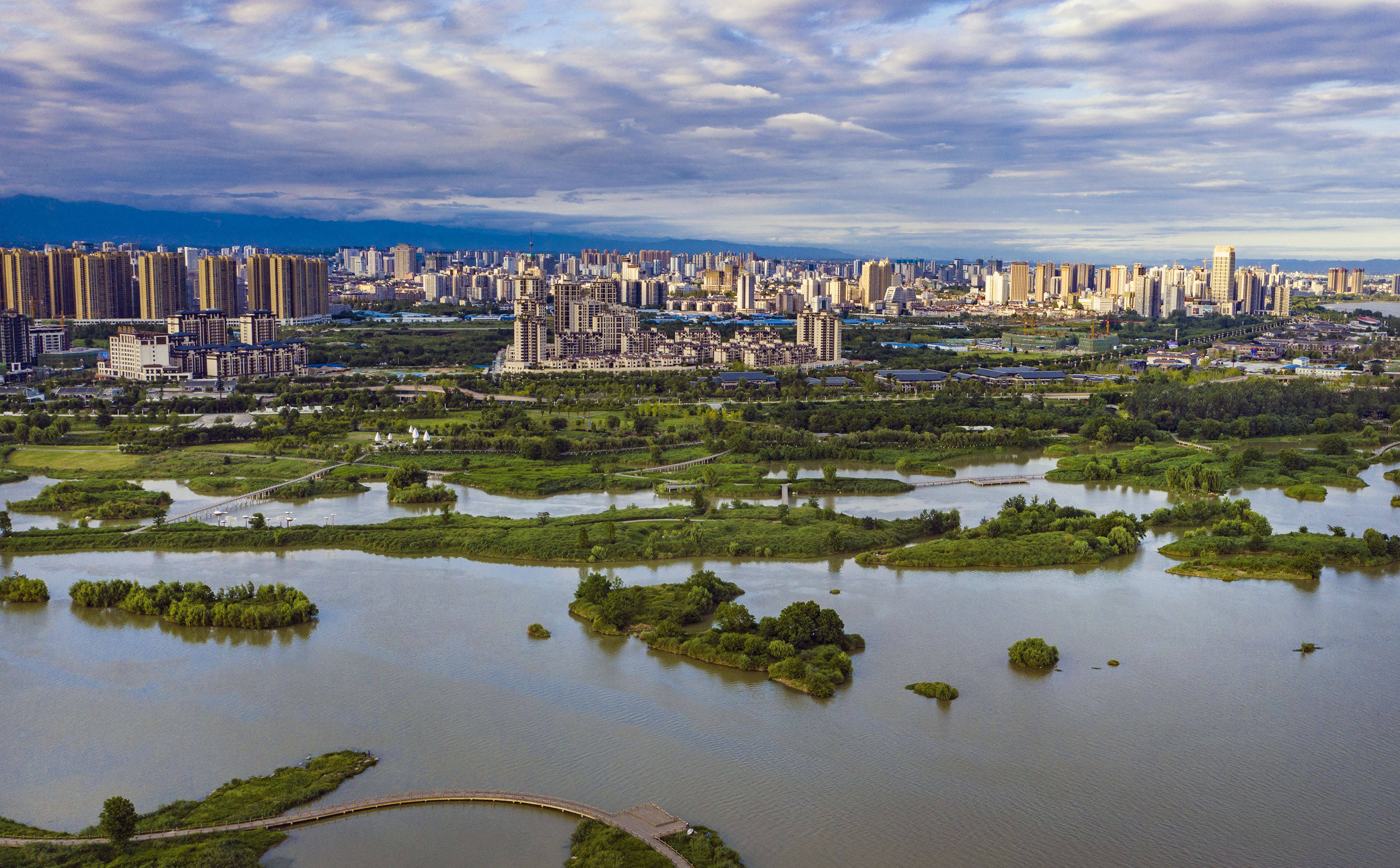 汉江湿地风光美