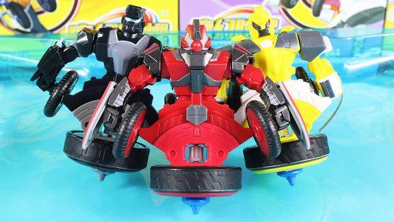 魔幻陀螺3机甲战车 炎神 pk魅影 陀螺对战 鳕鱼乐园