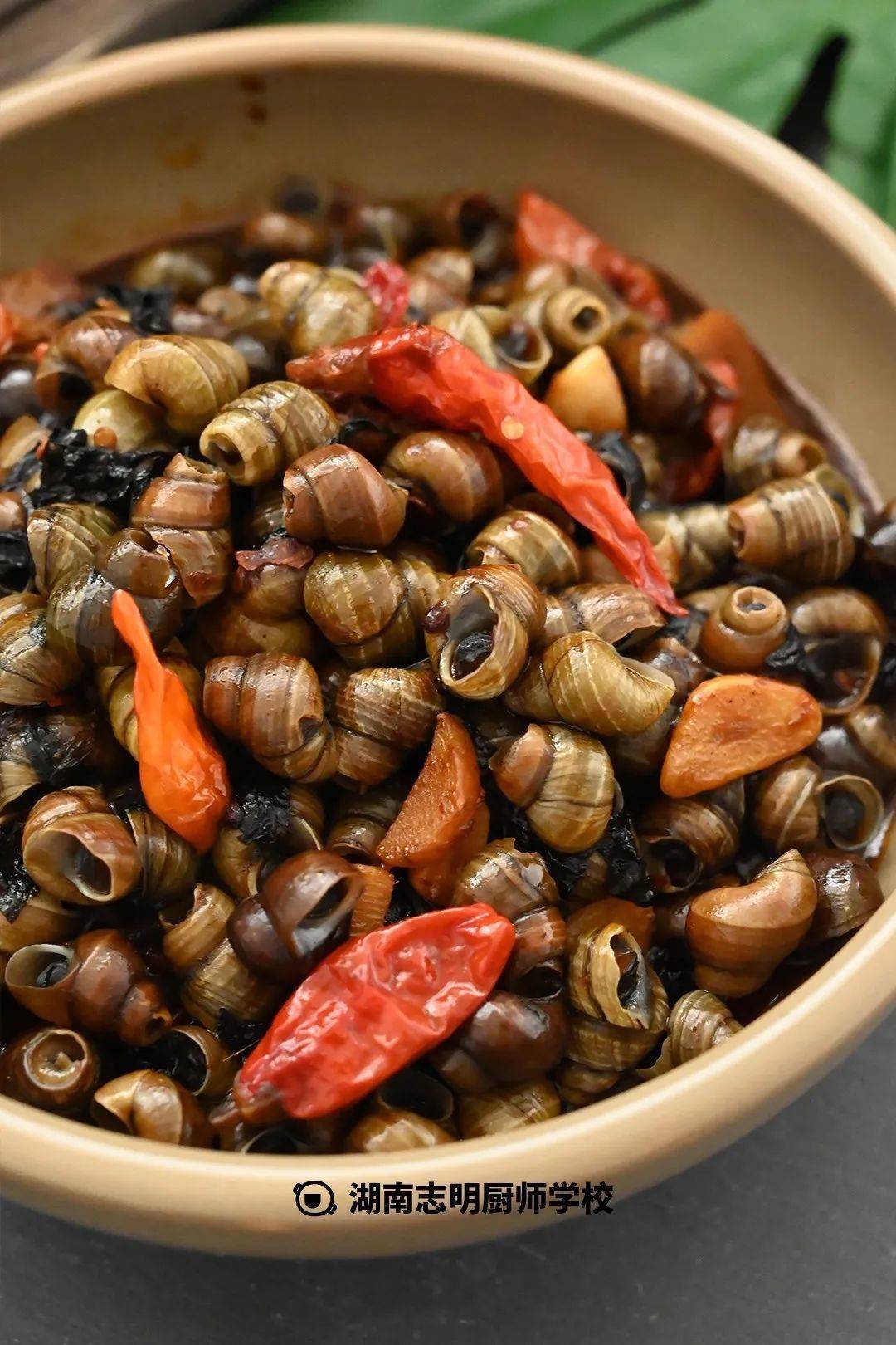 湖南志明厨师学校丨蒜茸花 甲&唆螺丨录 播课