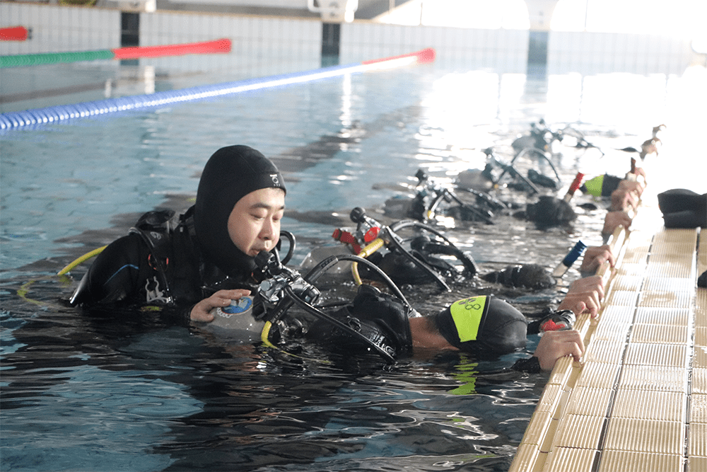 广西总队2020年度erdi国际应急救援潜水员认证培训班训练工作稳步推进
