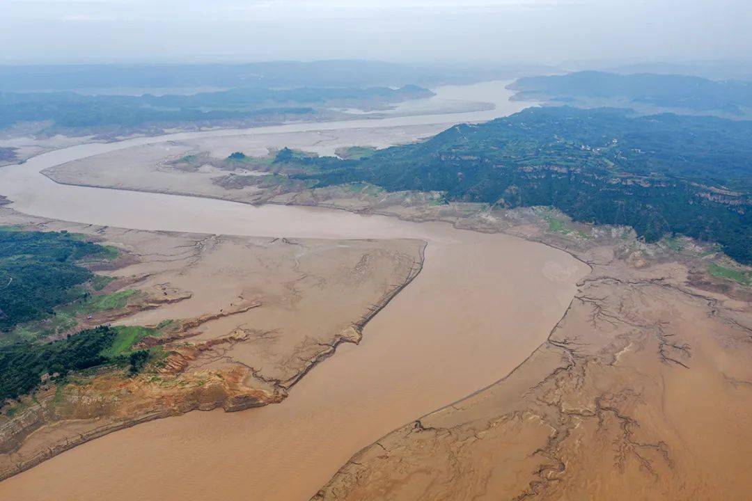 排水排沙一个月,黄河故道如此美