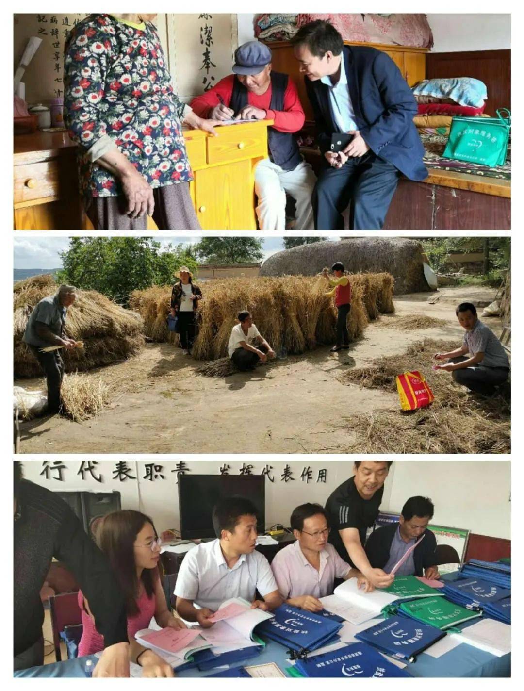 7月20日至21日,通渭县市场监管局66名帮扶责任人全部深入常河镇老湾村