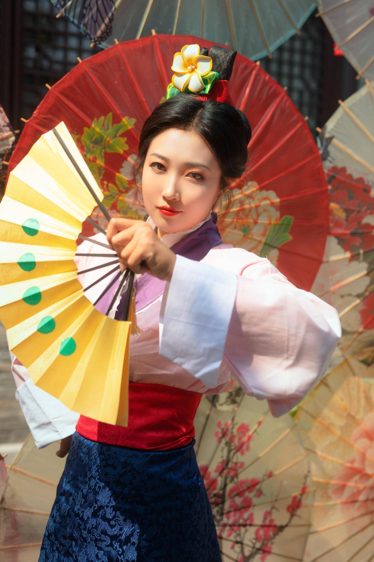 迪士尼花木兰cosplay