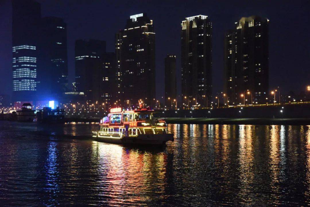 夜游松花江,这夜色太撩人