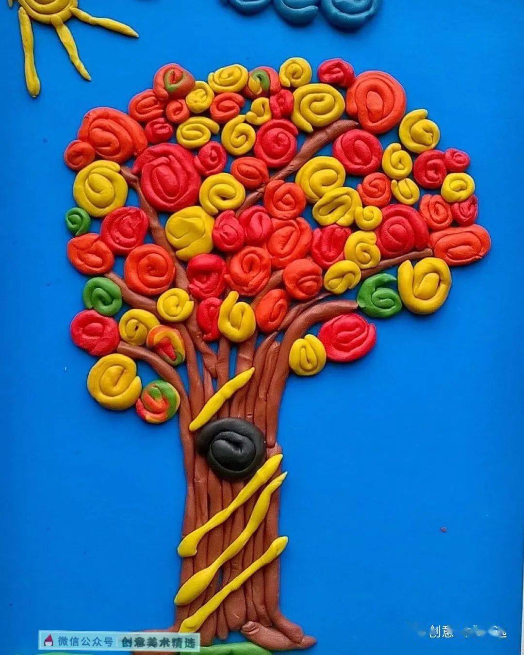 素材分享——15张富于装饰感的黏土画作品