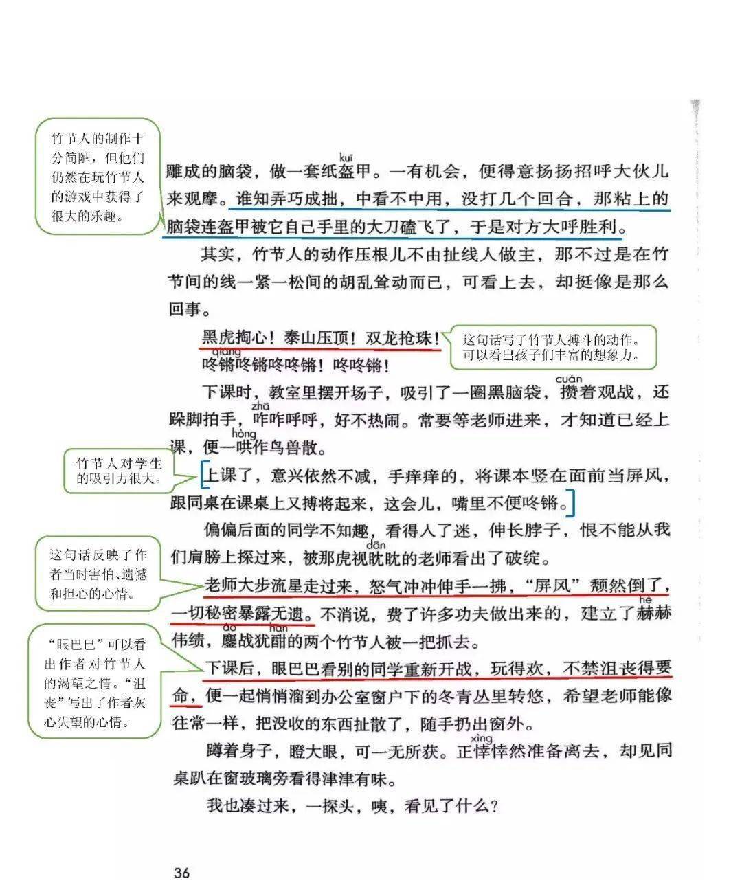 部編版六年級上冊語文課堂筆記收藏給孩子預習吧