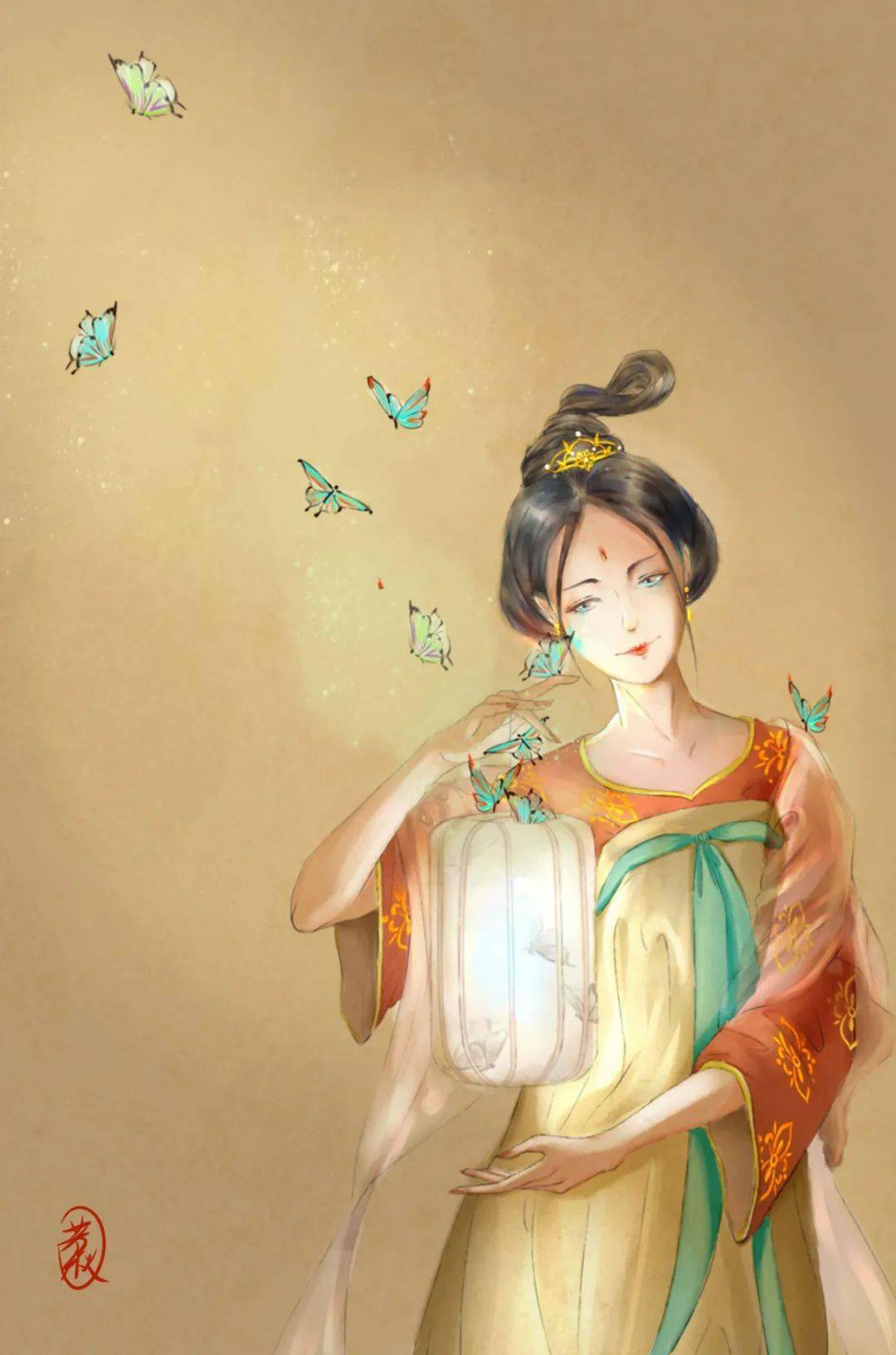 古风美人插画 | 我有一斛春,不知赠何人