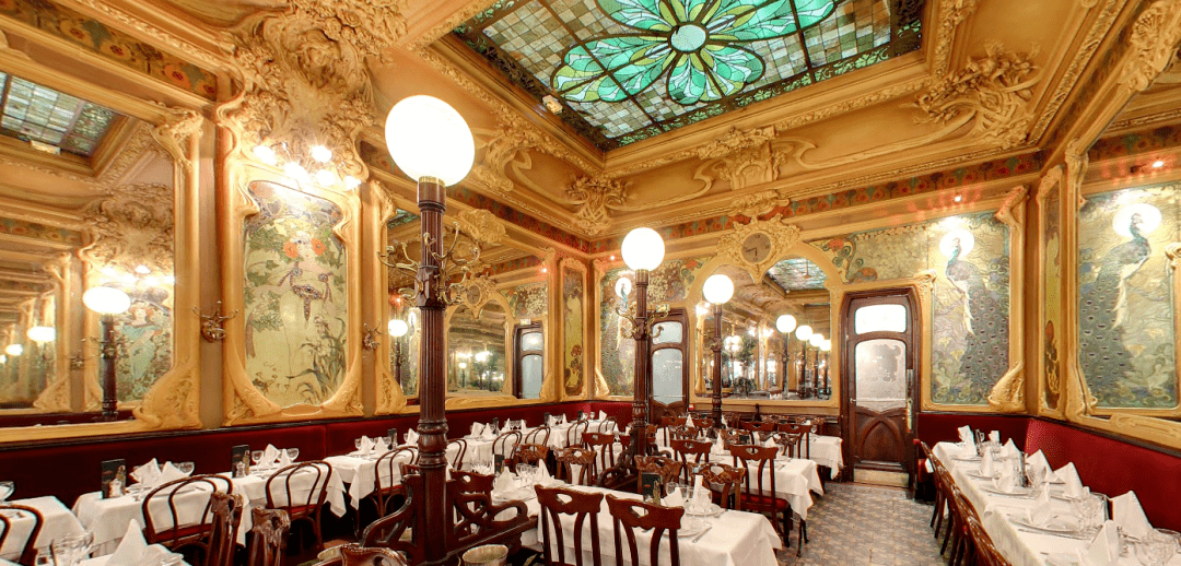 听美食侦探社新艺术运动风格的巴黎餐厅bouillonjulien