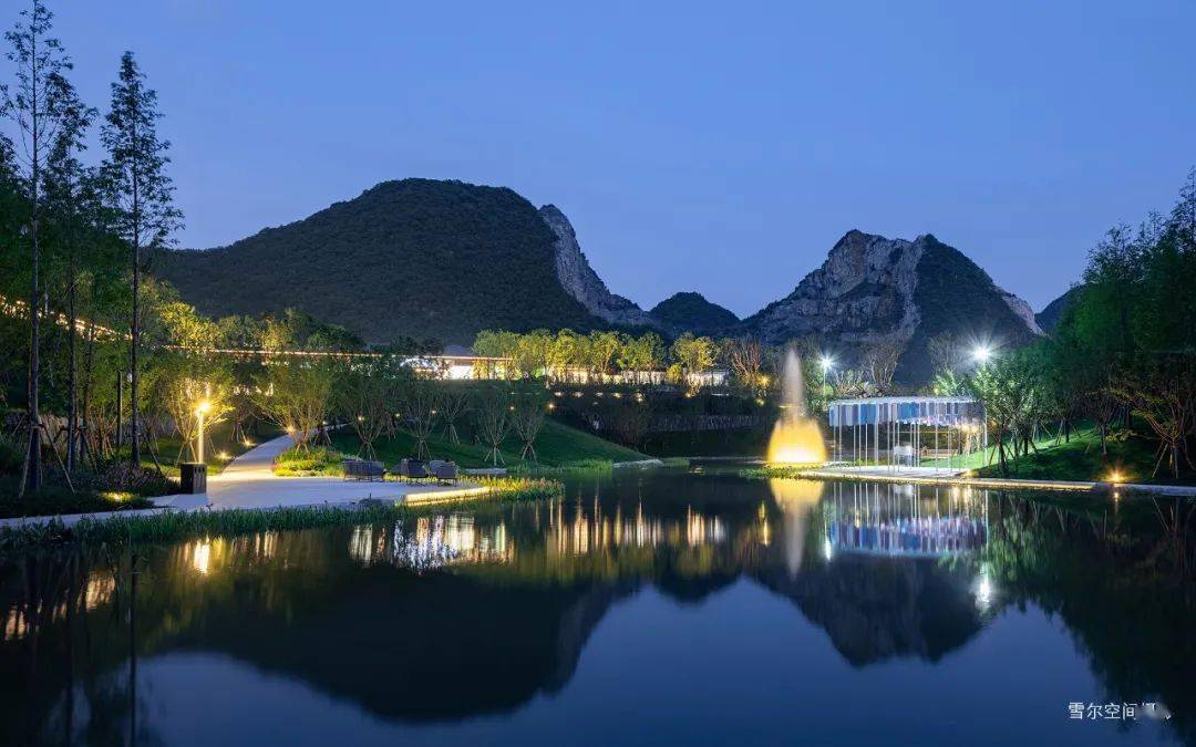 被艺术唤醒的山林秘境|万科·观湖_自然