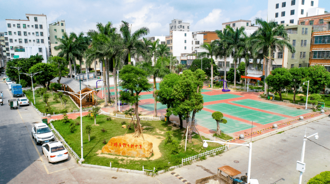 外砂街道第一大村蓬中村