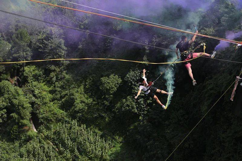 旅游刺激升级梦幻奥陶纪景区第三届国际极限挑战节启幕