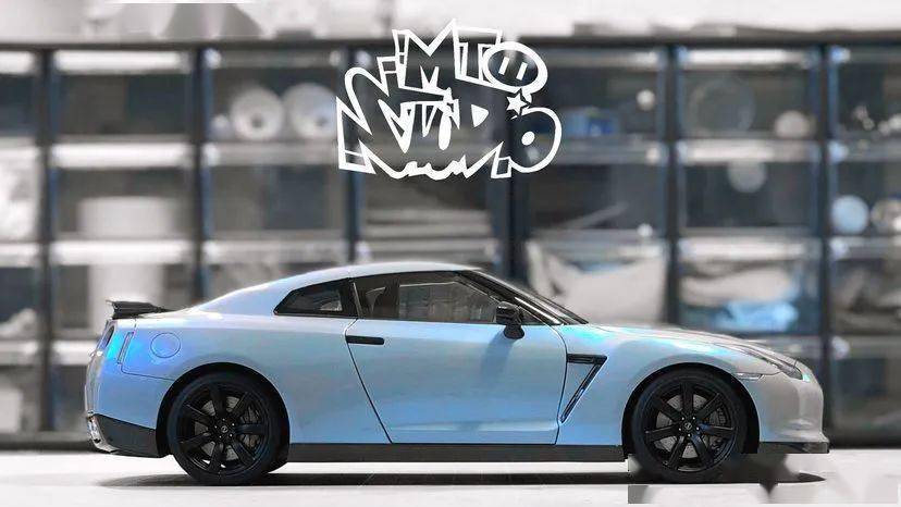 aagtr35电光水泥灰珠光基佬紫双车改色做例