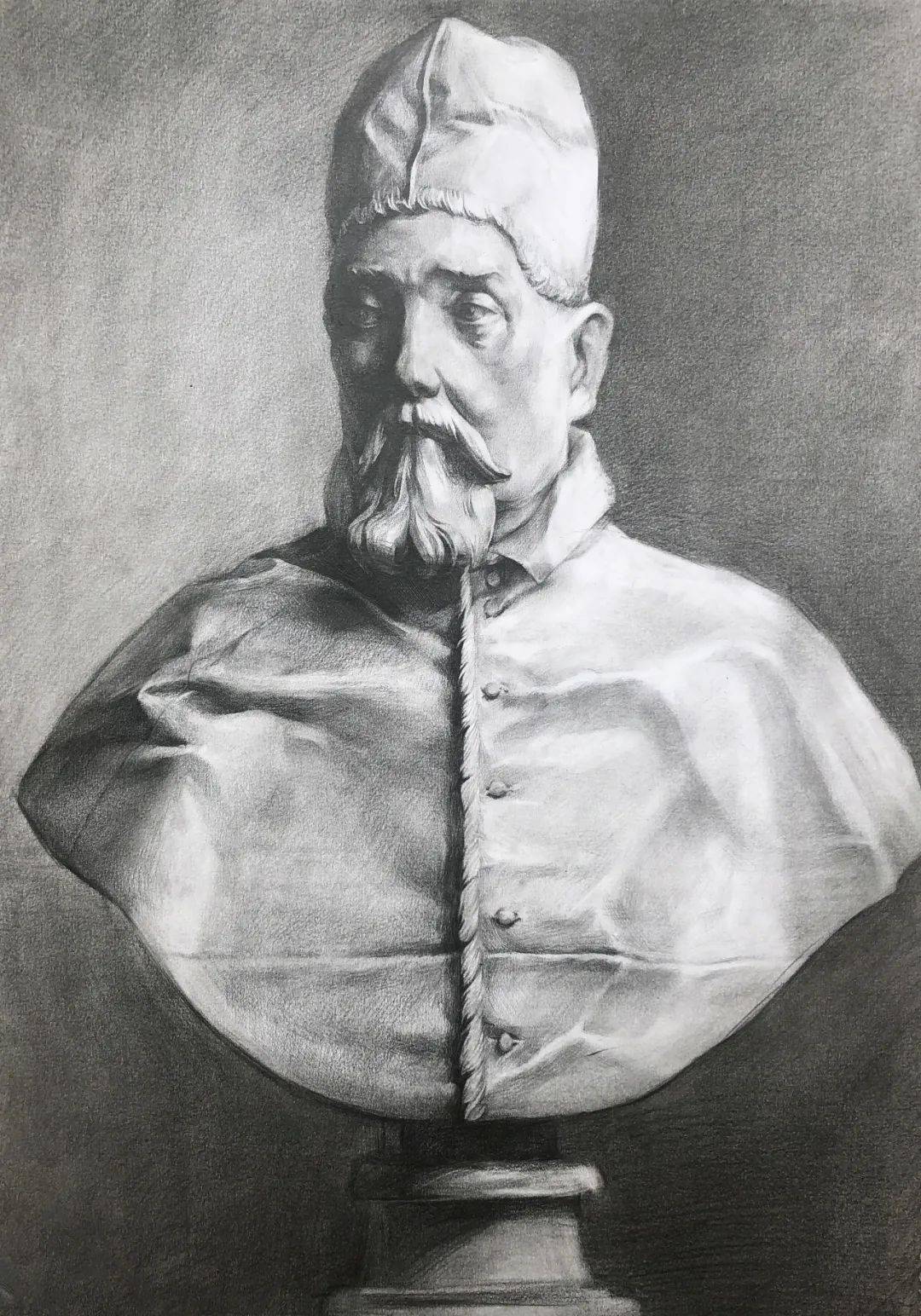 因篇幅原因只展示部分作品三美造型班第二周素描石膏课上课场景来看看