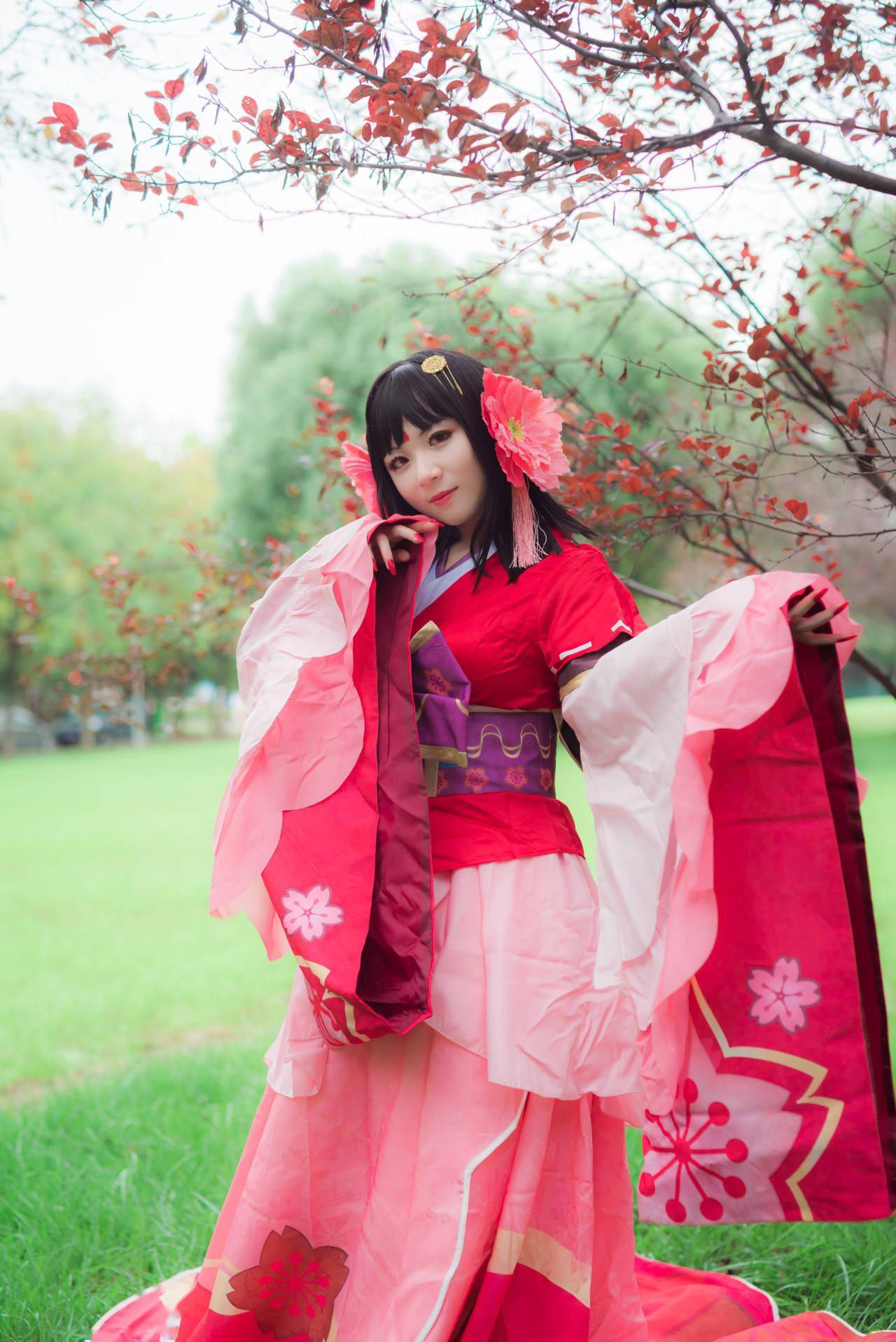 阴阳师樱花妖cosplay