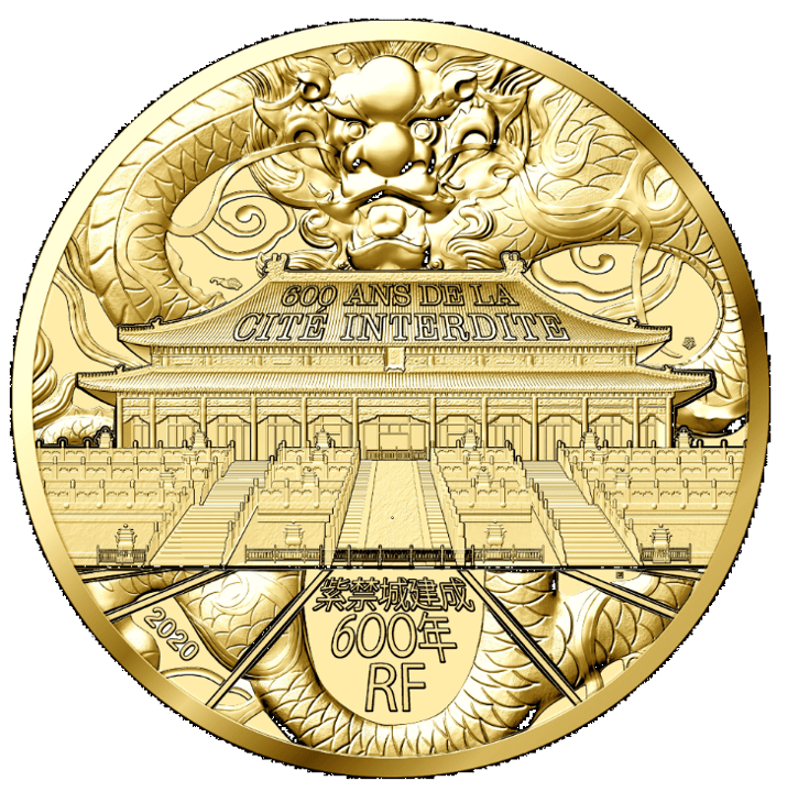 国潮正当时中国潮流世界化紫禁城600周年纪念币中西合璧龙归故里共享