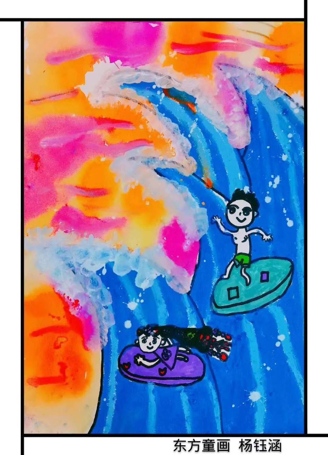 6岁女孩一幅画竟然用了20多种颜色,这个色彩搭配能力,连老师都不得不