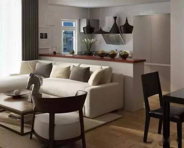 沙发不一定要靠墙放,现在流行这样放,太好用了!_客厅