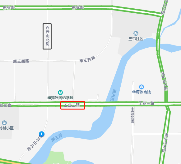 肥城城区道路图图片