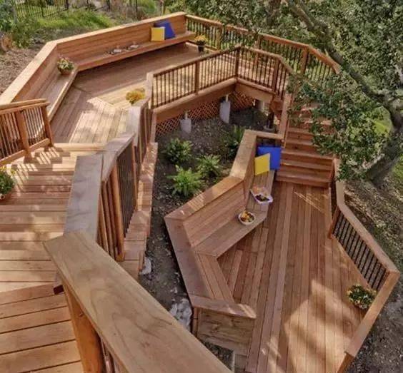 小清新的木平台