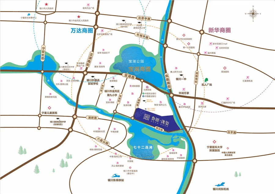 银川七子连湖规划2021图片