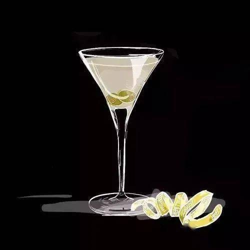 (不仅号称,它是名副其实的)干马天尼(dry martini)我们今天讲的是号称