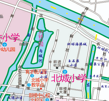 阜阳颍泉学区划分图图片