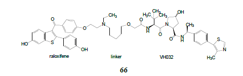 位侧链的吗啉环(不参与同激酶结合的助溶基团)变为哌嗪作为设计protac