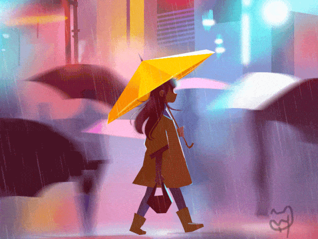 扩散全城范围寻找那个撑伞的女孩