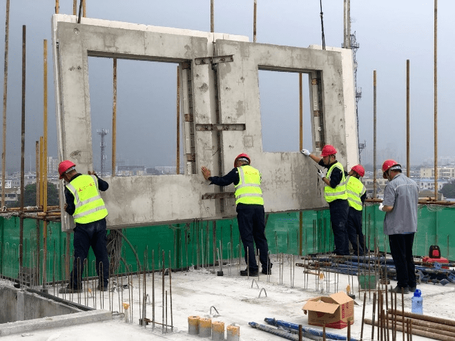 spcs首个示范项目40小时一层,刷新装配式建筑"新速度"_施工