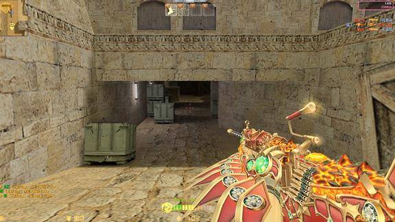 csol国服新出了一把朱雀模样的机枪弹夹200发把僵尸坑惨了