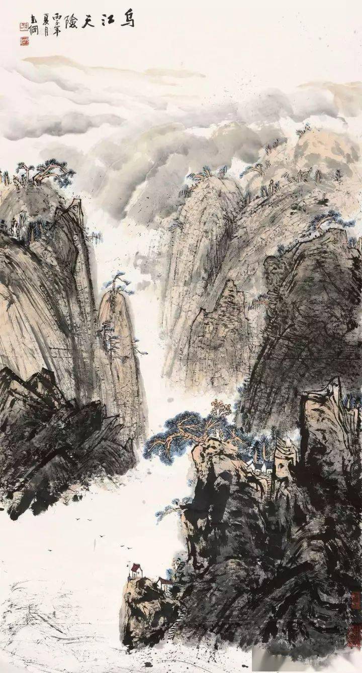 天津名家孙克纲山水作品欣赏