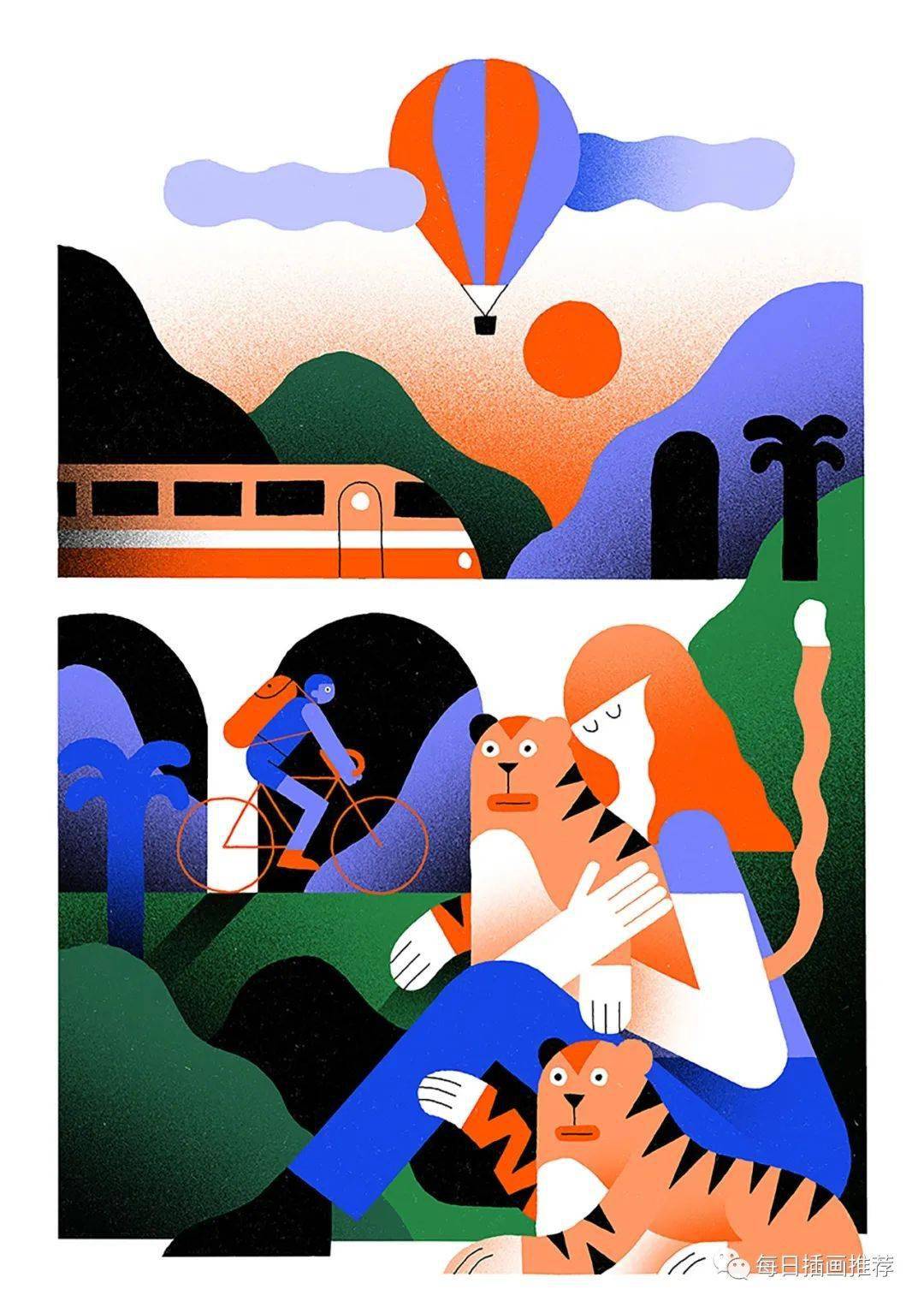 荷兰levijacobs的趣味插画