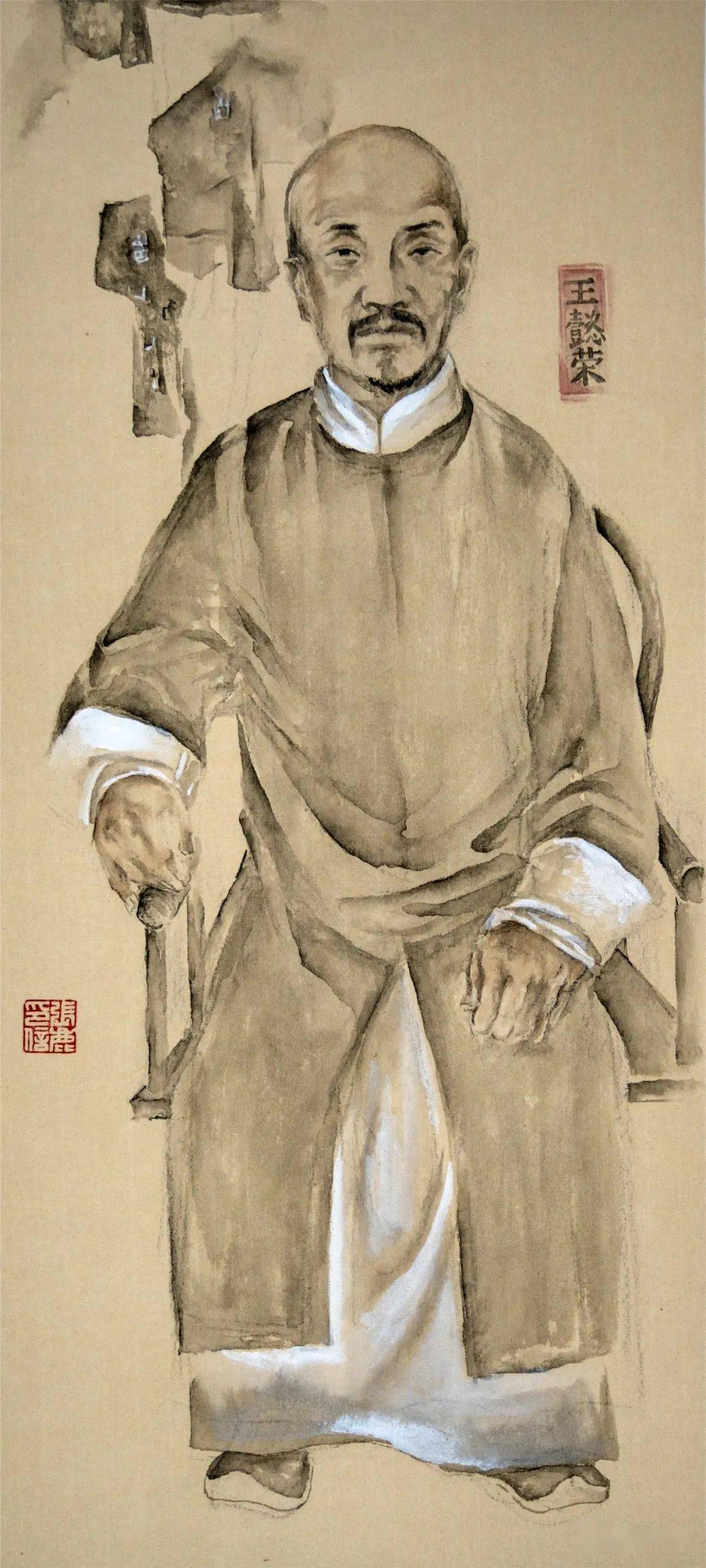 烟台十大历史人物的国画肖像来了请收藏