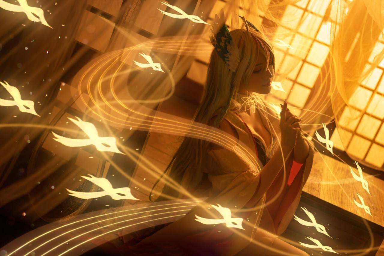 阴阳师紧那罗cosplay