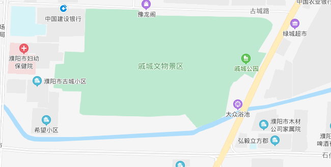 戚城公园平面图图片