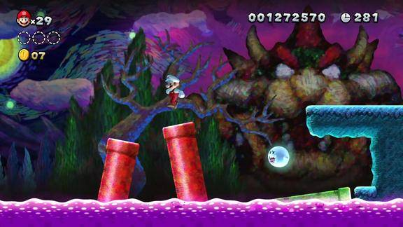 新超级马里奥兄弟u苏打丛林4这条隐藏道其实不难找