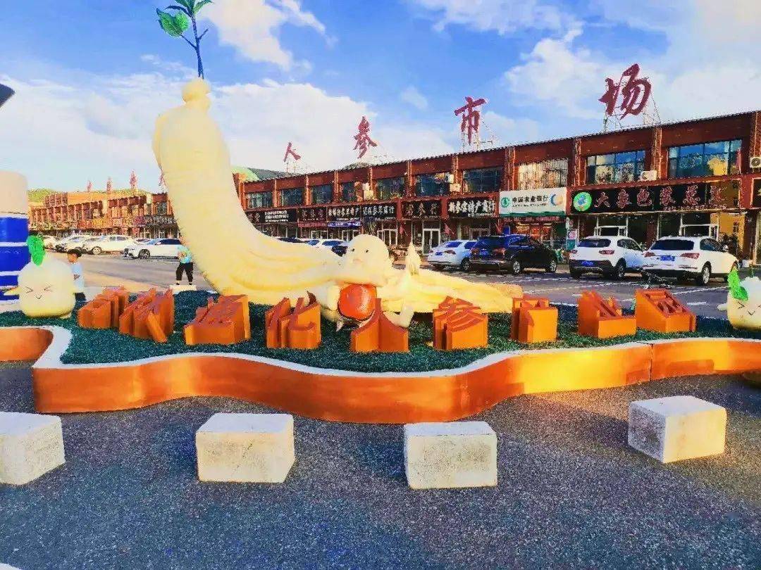 8月11上午,小分队前往快大人参交易市场进行实地考察,了解人参产品