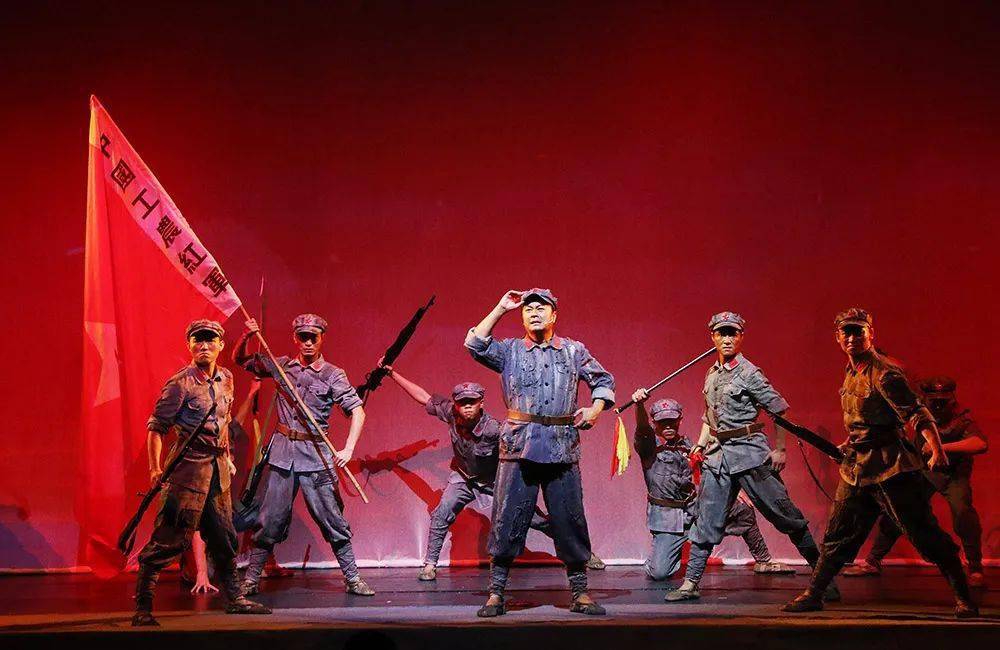 风展红旗如画三明原创情景音乐剧风展红旗如画震撼上演