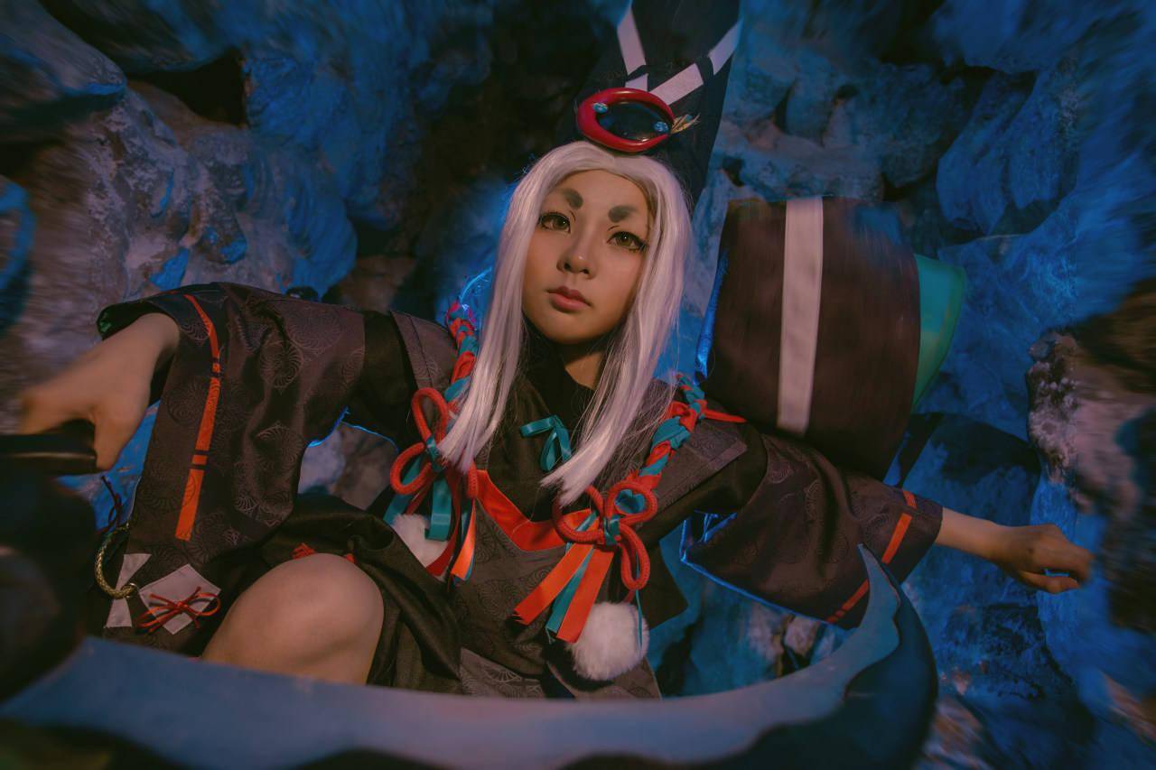 阴阳师黑童子白童子cosplay