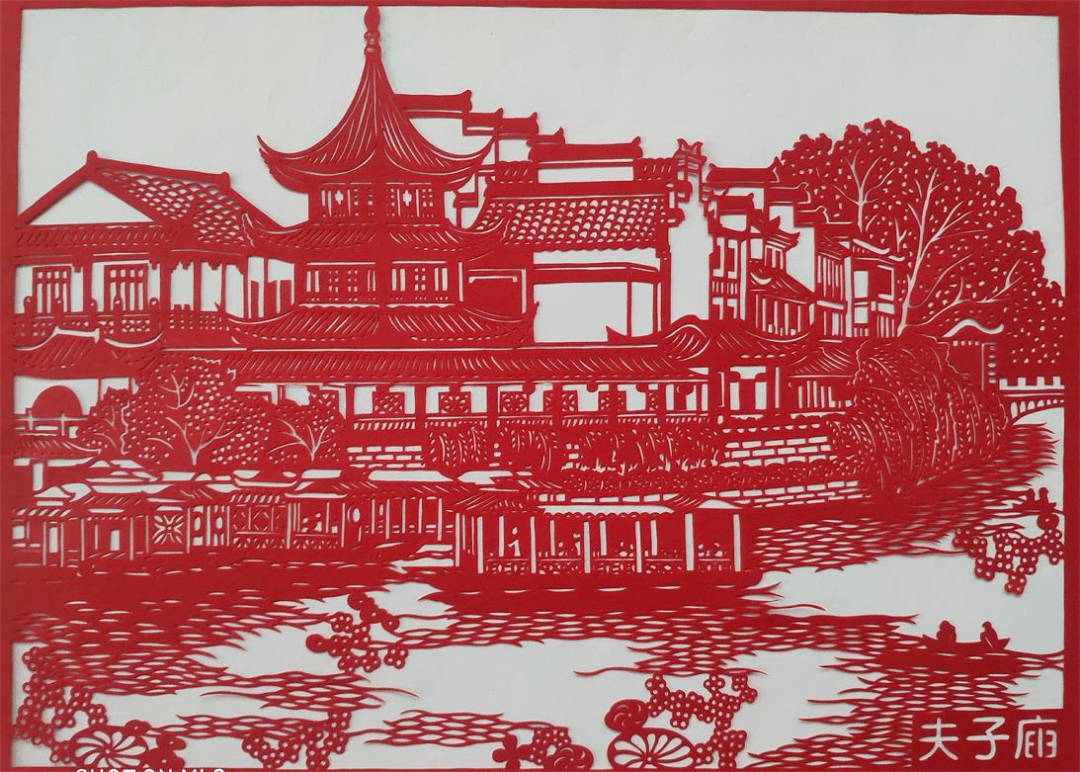 南京金陵剪纸图片