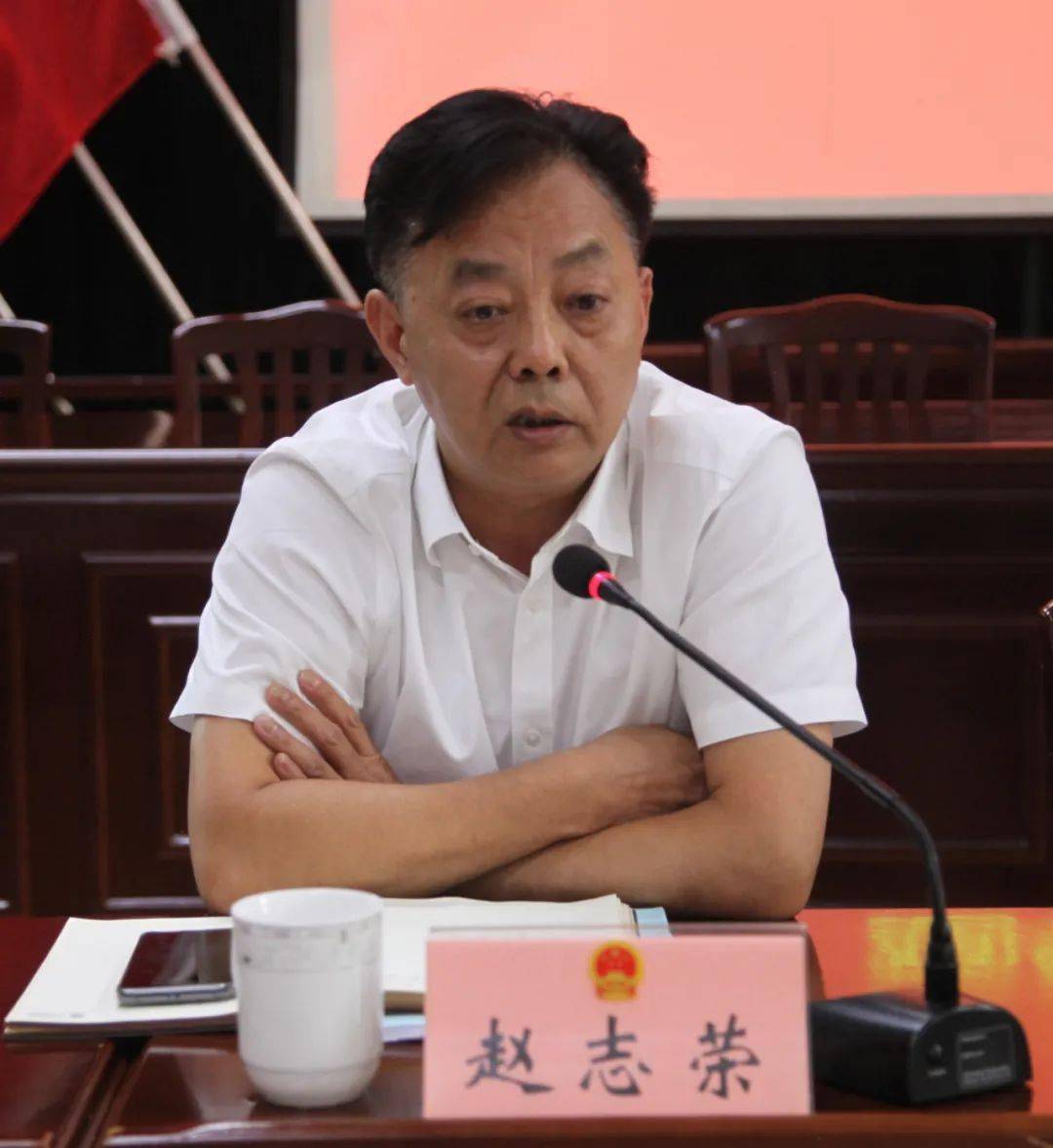 副主任童文扬,赵志荣,吴岳炎,徐拥军,杨福泉分别结合各自分管线上的