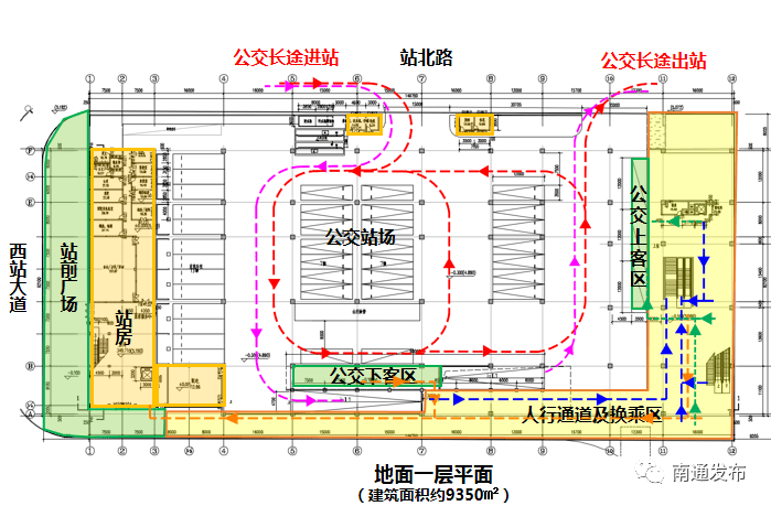 大巴停车场平面图图片